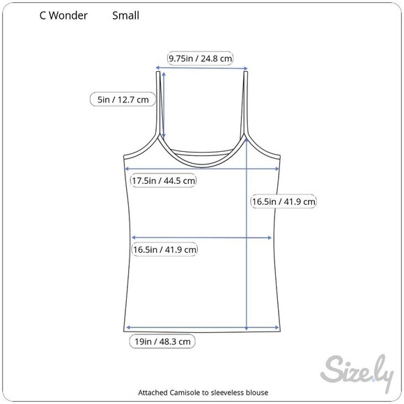 C Wonder Sleeveless Sheer Split Neck Green Polka Dot Pleat Blouse Camisole Small - Picture 9 of 9